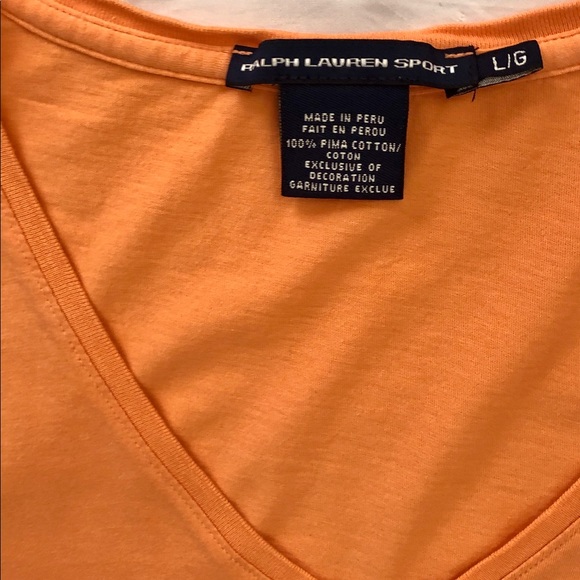 RALPH LAUREN POLO SPORT WOMENS LARGE T-SHIRT - Picture 6 of 7